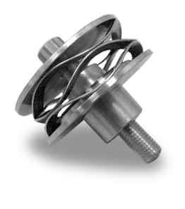 Orkal, Orkal Industries' monochrome image representing high-quality aircraft-grade gear system, highlighting our assembly solutions for fluid transfer and aerospace quality components.