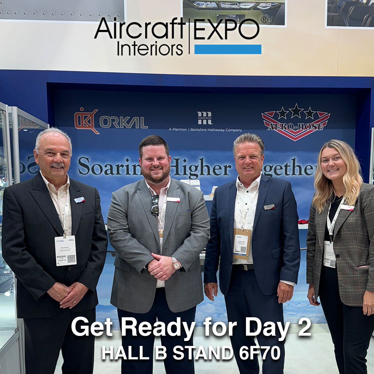 Orkal, Orkal Industries at Aircraft Interiors EXPO. Visit us: Hall B Stand 6F70 for aerospace-grade assembly solutions, fluid transfer systems, compliant tooling, and repair services.